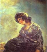 Francisco Jose de Goya The Milkmaid of Bordeaux. Sweden oil painting reproduction